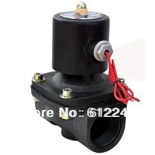 Пластиковый электромагнитный клапан, электромагнитный клапан, воздушный масляный водяной клапан 1," AC220V нормально закрытый