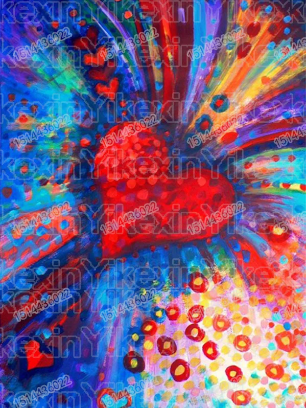 5D DIY Diamond Embroidery love in heart Diamond Painting Cross Stitch