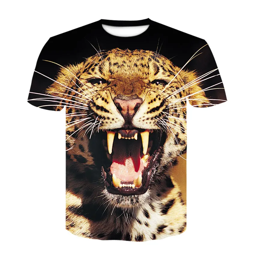 Мужская одежда размера плюс, высокое качество, футболка для мужчин/женщин, 3d принт с животными, Повседневная футболка, футболка с тигром, унисекс, забавные Молодежные футболки - Цвет: D-300