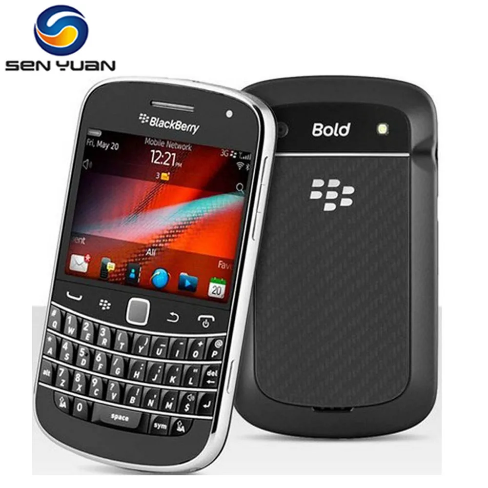 

Original Unlocked Blackberry 9900 Cell Phone 3G QWERTY+Touch screen 2.8' WiFi GPS 5.0MP 8GB ROM blackberry 9900 Mobile Phone