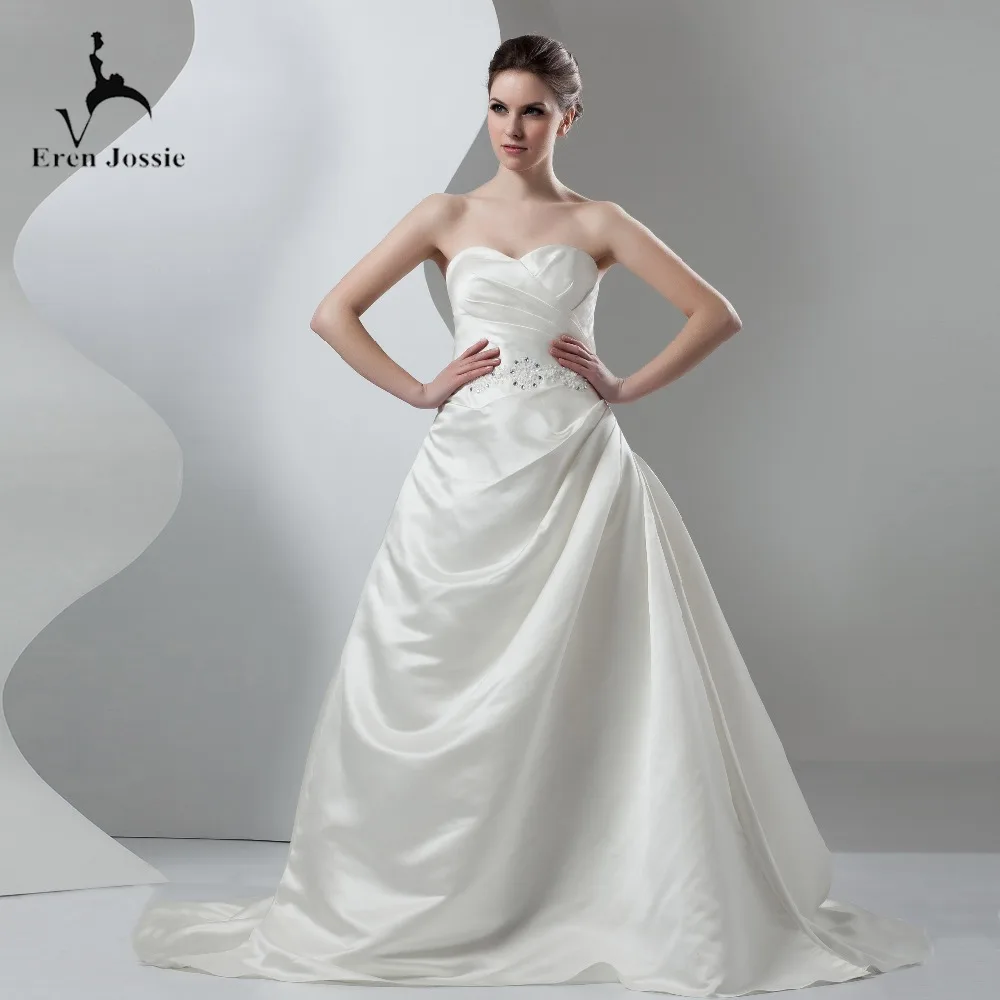 Женское атласное платье корсет Эрена Jossie простого дизайна цвета слоновой кости