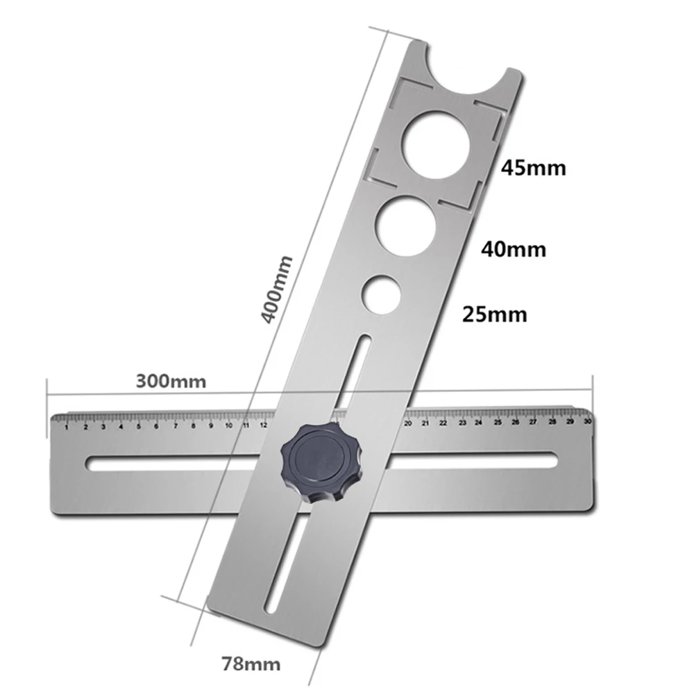 Многофункциональный дырокол для плитки, универсальный настенный маркировочный станок, регулируемый дыропробивной инструмент, позиционная линейка