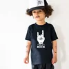 Camiseta con estampado de moda para niños y niñas, Camiseta de algodón de manga corta, ropa de marca, novedad de verano de 2022 ► Foto 2/6