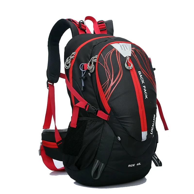 

Outdoor Breathable burden with reflective Waterproof Wearable Backpacks Running Sports Mountaineering Trekking riding bag