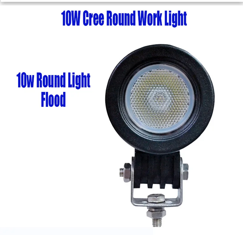 5 LED Work Light Spot offroad Driving fog Lamp Motorcycle boat 4X4 ATV with led chips 2 Inch 10W Spot LED Light Offroad Round Work Lamp For Truck 4WD ATV 4X4