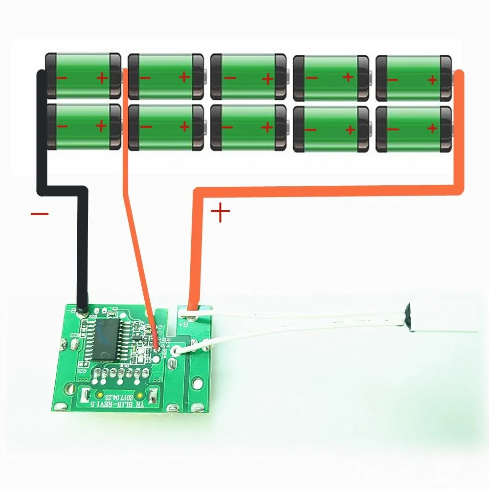 BL1830 Литий-ионная батарея PCB схема защиты зарядки Замена платы для Makita 18 в 3Ah 6Ah BL1815 BL1845 BL1860 LXT400 батарея