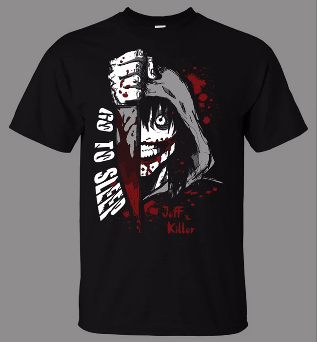 2019 summer Hot Sale Cotton Simple Short-Sleeved Cotton T-Shirt Jeff The Killer Direct from Stockist T shirt ideas