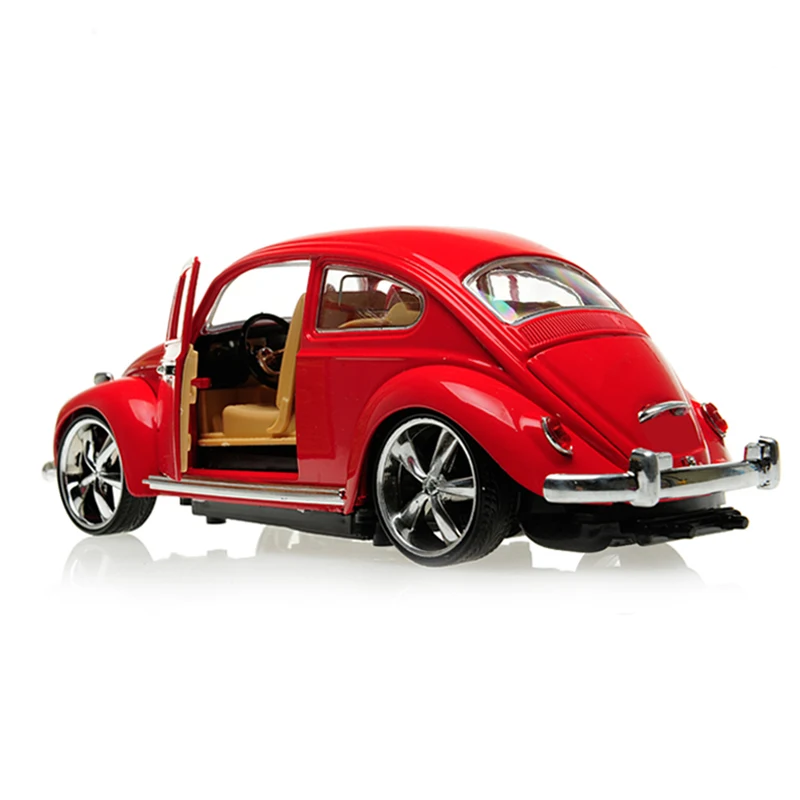 Литая под давлением 1/18 Металл VW Beetle 1967 Классическая коллекция автомобилей фигурка хобби модель игрушки для детей мальчиков подарки без коробки
