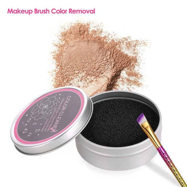 Color Cleaner Sponge Makeup Brush Cleaner Box Tool Cosmetic Brush Color