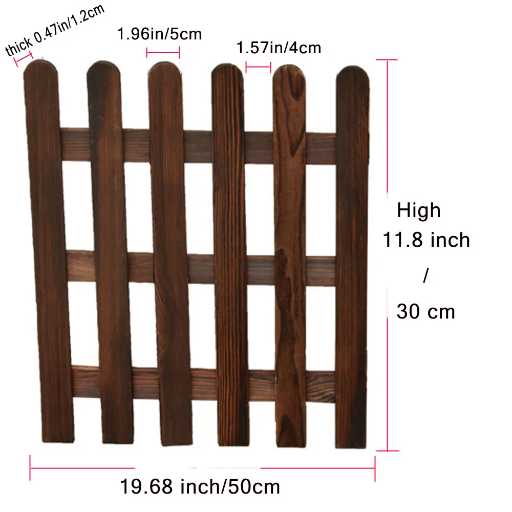 50*30 см(Д* В) декоративный садовый забор, деревянный забор-деревенский цветок кровать ограждение F01