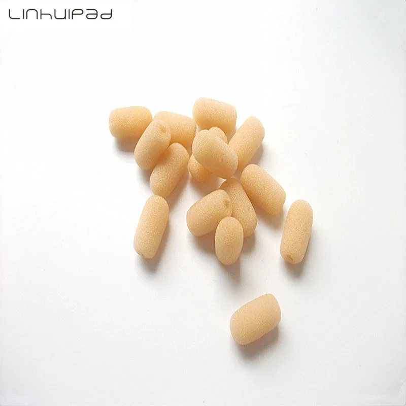 Linhuipad WS-0212 пенный(мягкий) микрофон лобовое стекло микрофон Губка крышка 2 мм внутренний диаметр и 12 мм внутренняя длина 15 шт./лот