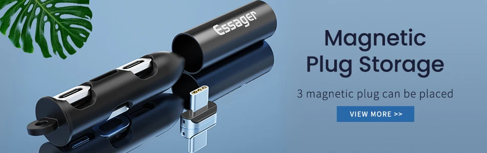 Магнитный зарядный кабель Essager usb type C для Xiaomi Mi 9 Oneplus 3A, кабель для быстрой зарядки type-C, кабель USB C, магнитное зарядное устройство