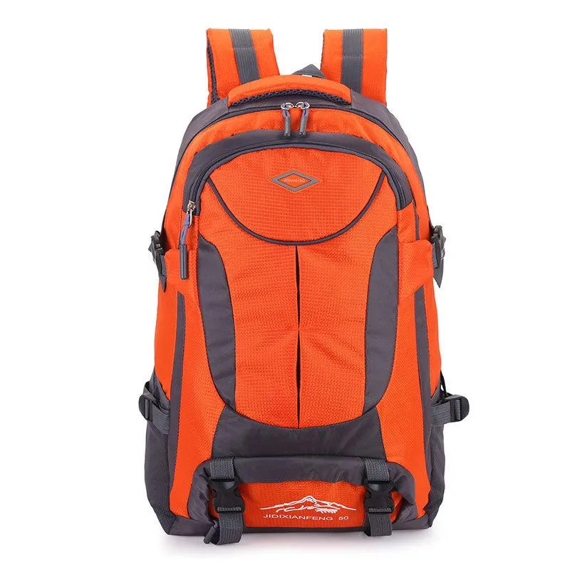 45л походная сумка тактическая Мужская Спортивная походная сумка рюкзак Оксфорд для велоспорта Пешие прогулки Спортивная альпинистская сумка - Цвет: Orange