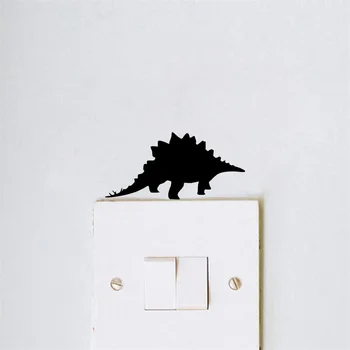 

Stylish Stegosaurus Boys Bedroom Switch Sticker Home Decor Funny Dinosaur Vinyl Wall Sticker 2WS0463