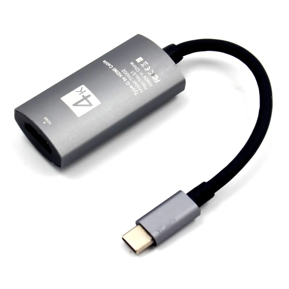 

USB 3.1 Type C to HDMI Cable Adapter 4Kx2K Ultra HD Male To Female Portable HDMI Cable Converter For Macbook Laptop