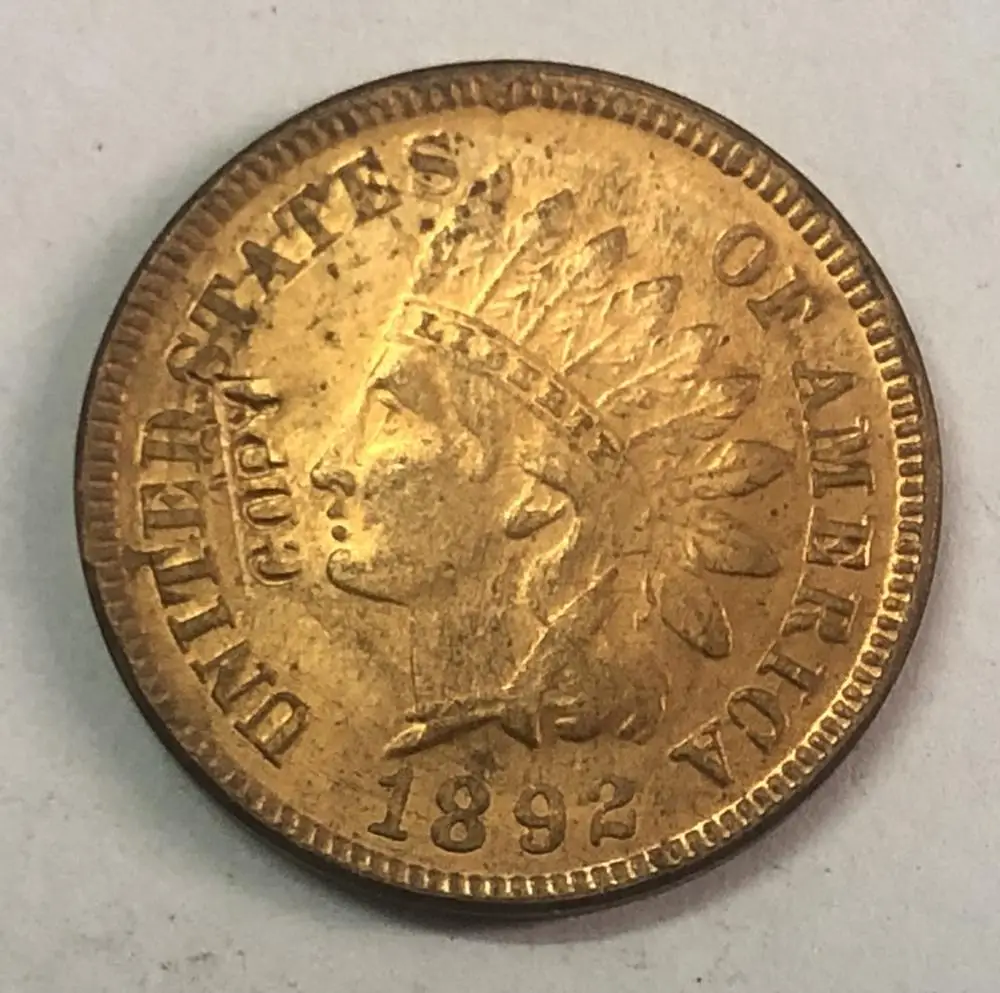 1892 United States 1 Cent &quotIndian Head Cent&quot | Дом и сад