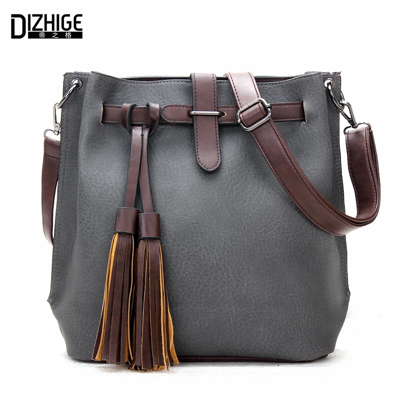 Famous Designer Bags 2015 Fashion Crossbody Bags For Women Leather Handbags Tassel Shoulder Messenger Bags Bolso Mujer Sac Femme