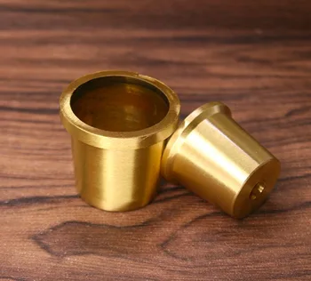 

4pcs/lot H:27MM Inner d:29mm Furniture copper foot sleeve caster parts
