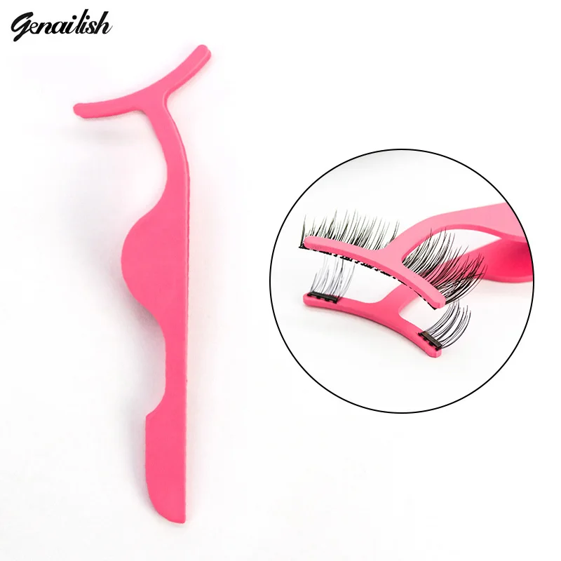 

Magnetic False Eyelashes Extensions Make Up mink strip eye lashes Tweezers 3d lashes Clip Clamp Makeup Forceps Tool Beauty