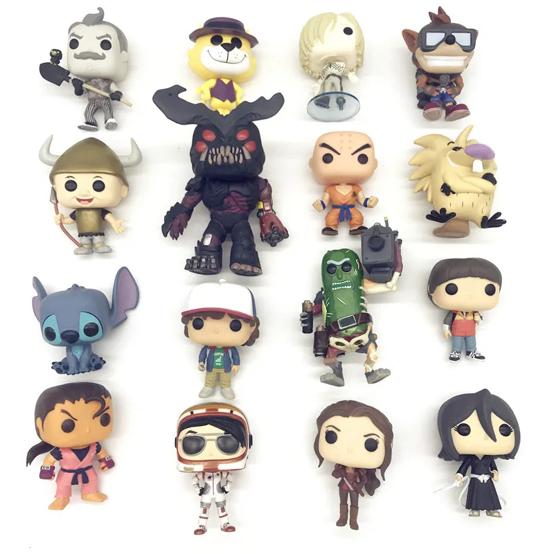 

AOSST Original stranger things dragon ball DOOM Rick and Morty bleach Character Collection Models Action Figures toys NO BOX