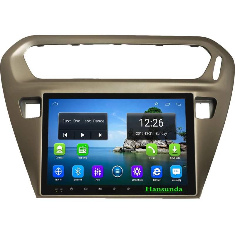 Perfect Quad Core 1024*600 Android 6.0 Car PC GPS Navigation Player Deckless Car Stereo for Peugeot 301 2014 Radio Bluetooth 3G 4G LTE 2