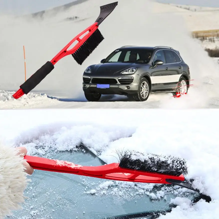 

MUQGEW 2 IN 1 shovel Car Vehicle Durable Snow Ice Scraper Snow Brush Shovel Removal For Winter