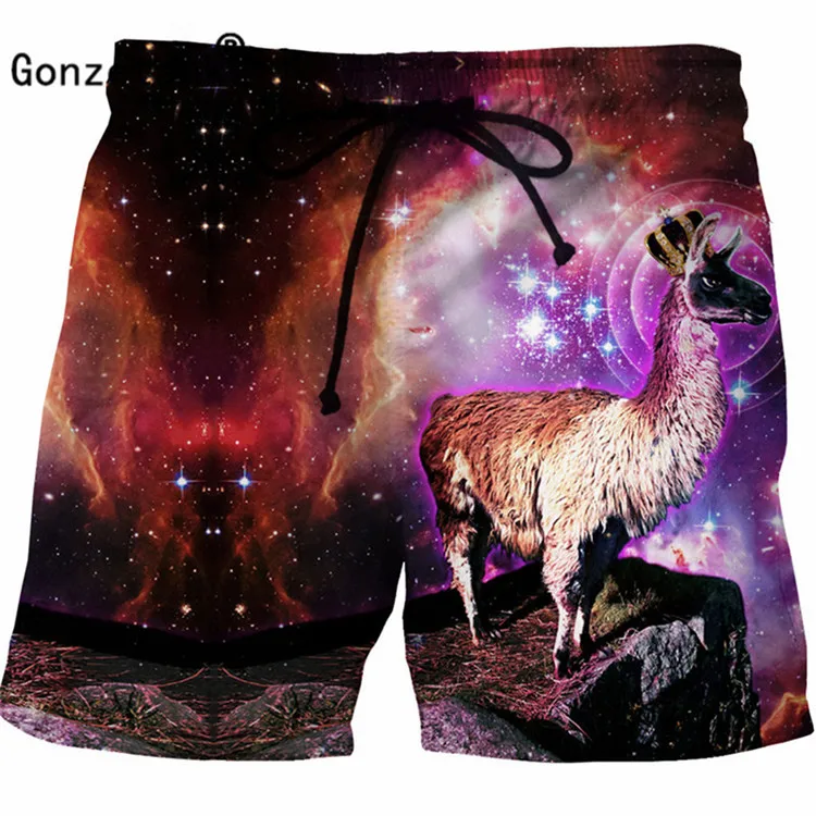 Gonzetank 2017 Sexy 3D Men Classic Print Shorts Men Boxers Cargo Shorts Men Summer for Casual Jogger Slim Stretch Size M~5XL (2)_