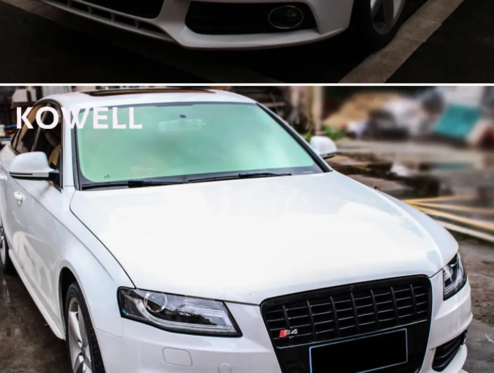 Kowell Автомобиль Стайлинг для Audi A4 B8 Фары для автомобиля 2009-2012 A4L светодиодные фары LED DRL bi xenon объектив высокого низкая луч парковка
