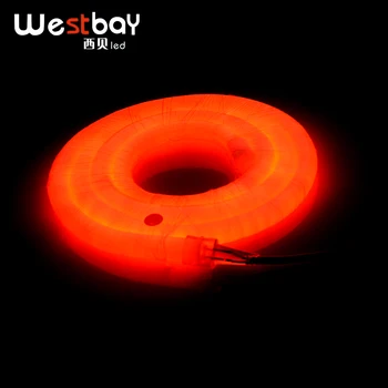 

240V 360 Degree Orange LED Neon 100% NEW Dia 18.5mm*10m Super Brightness 100 leds per Meter 8 Colors Optional LED Neon Light
