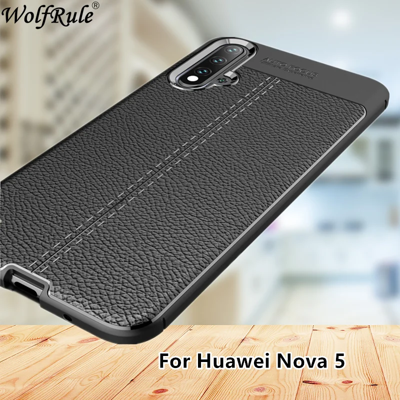 Чехол для Huawei Nova 5 Pro Модный стильный силиконовый ударопрочный бампер чехол