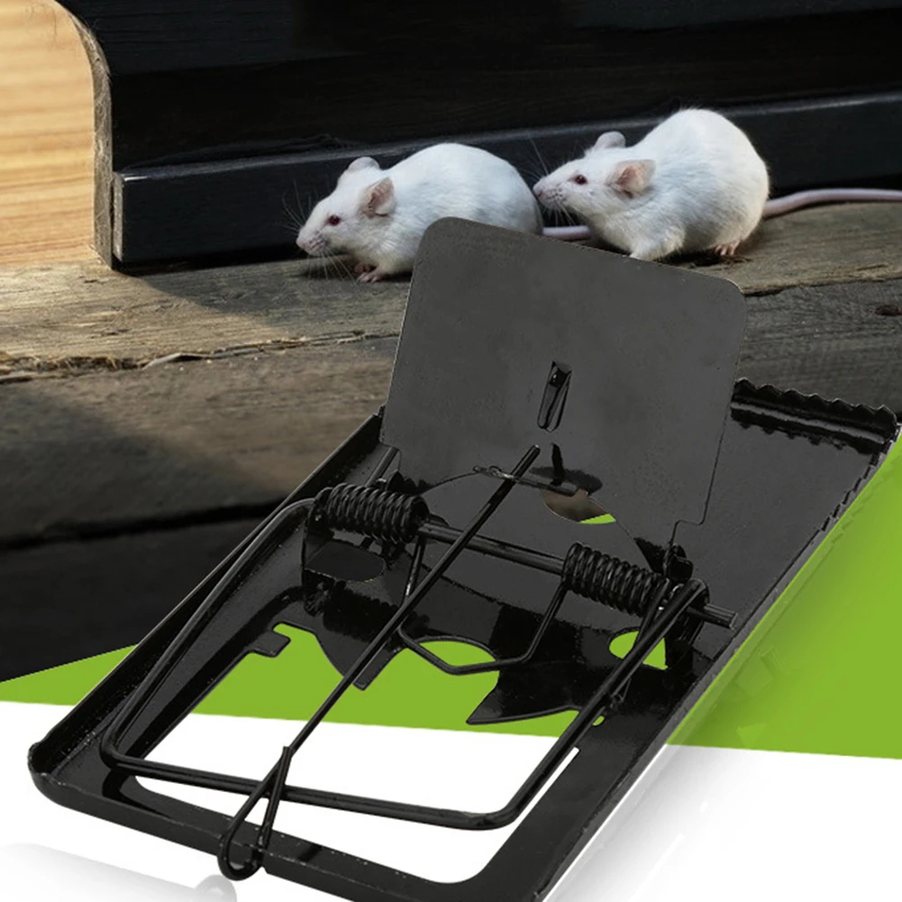 

Reusable Rat Traps Pest Killer Control Sensitive Trap Eco-friendly Mice Pest Catcher Easy to Set Iron Mousetraps Garden Supplies