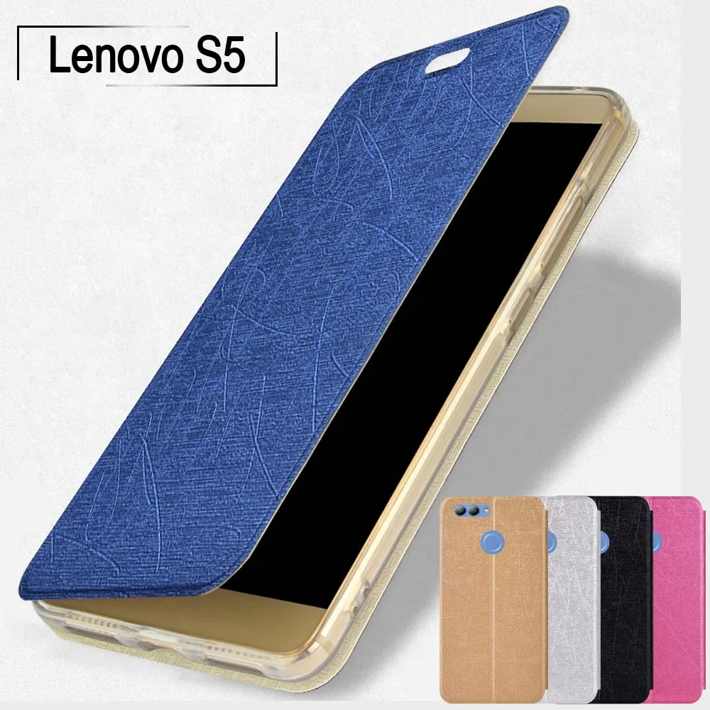 Lenovo S5 Чехол Ультра тонкий 5," lenovo S5 кожаный чехол обложка Книга Мягкая ТПУ подставка чехол для lenovo S5 откидная крышка lenovo K520 fundas