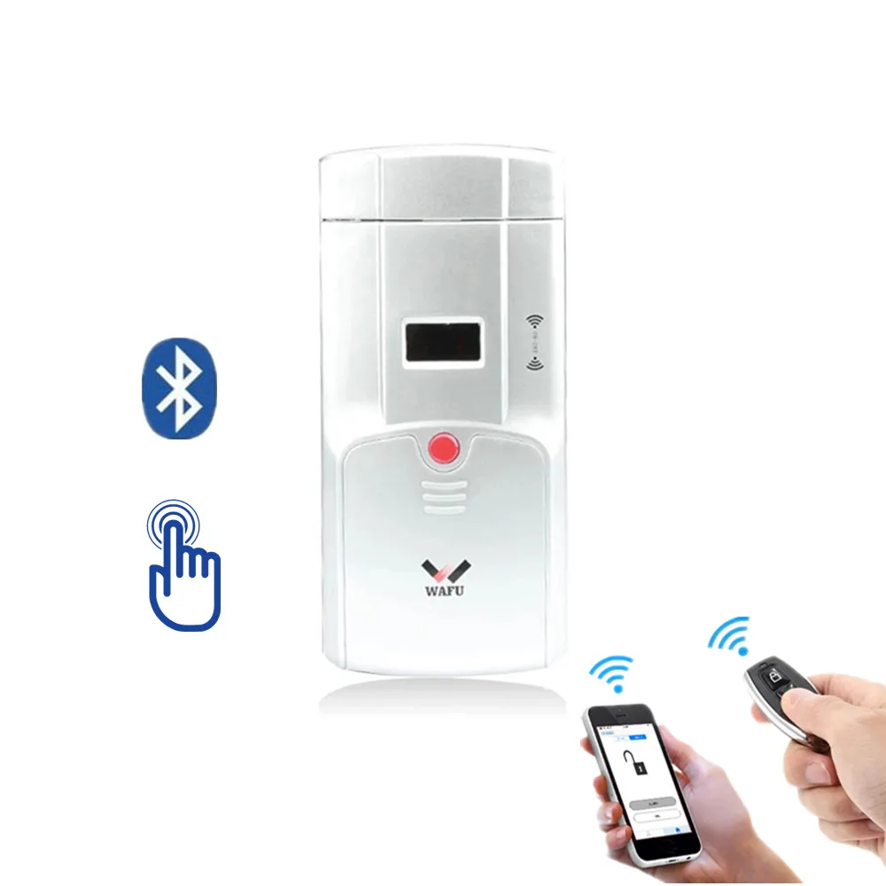 

Keyless Electronic Invisible Bluetooth App Security Remote Control Easy Installed Indoor Touching Smart Door Lock