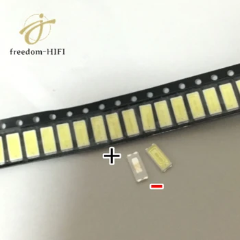

2000pcs Samsung 7030 6V FOR repair tcl LCD TV LED backlight Article lamp SMD LEDs Cold white light emitting diode