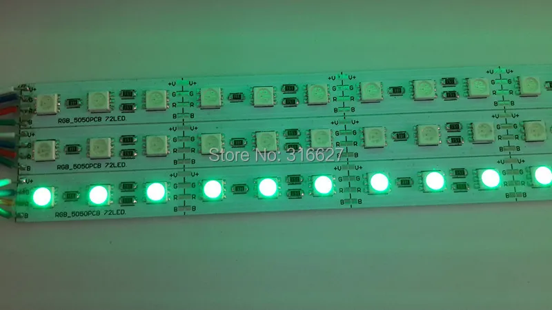 Жесткая светодиодная лента 5050SMD 36LED S/PC 12 В 50 дюймов|strip light|pc ledled rgb |