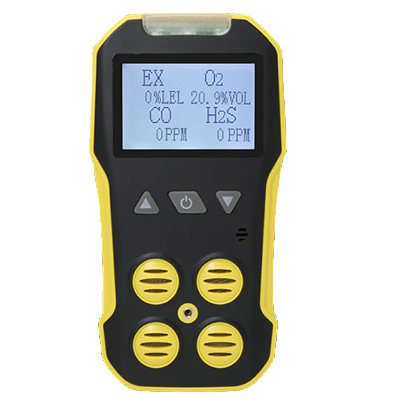 

4 in 1 Hydrogen Sulfide Gas Detector Combustion CO O2 H2S LEL Analyzer Harmful Toxic Multi Gas Leak Detector Monitor Analizer
