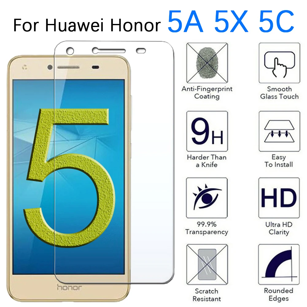 

Protective Glass For Honor 5C 5A 5X Screen Protector Cover On The Honer 5 A C X A5 X5 C5 Honor5A Honor5C Honor5X Tempered Glas