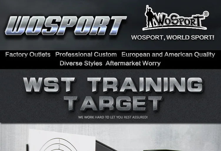 WoSporT охотничьи приманки прочный стальной мишень, стрельба из лука airsoft bb пистолет стрельба обучение деятельности + 100 листов Бумага