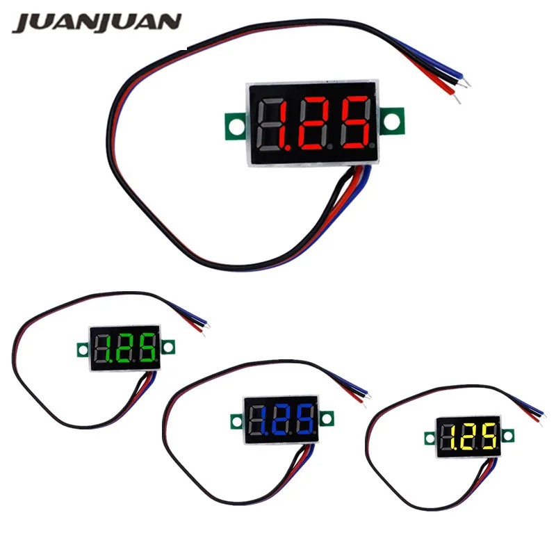 Mini Digital Voltmeter Voltage Meter Display Voltage Meter Mini Led