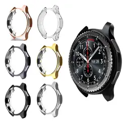 ТПУ Protector чехол Shell для samsung Galaxy Watch 42mm 46 мм для samsung Шестерни S3 Смарт-часы защитные аксессуары D24