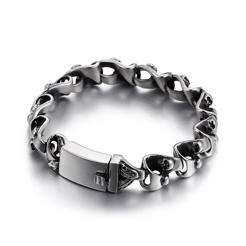 

Nightclub Creative Fashion Taro Titanium Steel Bracelet Domineering Rock Punk Bracelet Jewelry