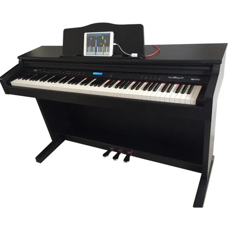 Вертикальное интеллектуальное цифровое электрическое пианино 88 ключ молоток стандартная прочность Профессиональный для взрослых студентов домашний для начинающих Электрический