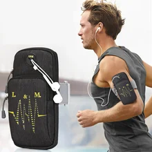 Спортивная нарукавная Сумка для бега на руку, карман для мобильного телефона, чехол для huawei, Iphone, Xiaomi, sony, Универсальная повязка на руку