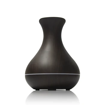 

VVPEC 400ml Wood Grain Aroma Essential Oil Diffuser Electric Ultrasonic Cool Mist Humidifier for Office Home Bedroom Living Room