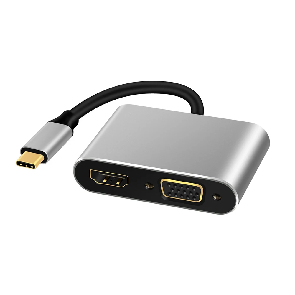 USB 3,1 type C до 4K HDMI VGA концентратор адаптер конвертер для Macbook Air Pro ноутбука