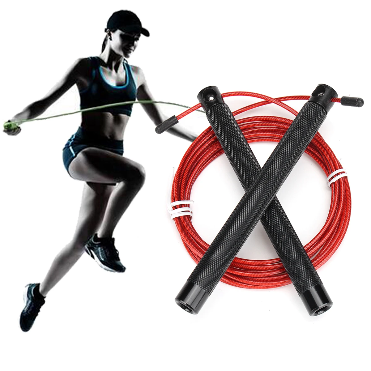 Buy Metal Handle Skipping Rope Speed Jump Rope