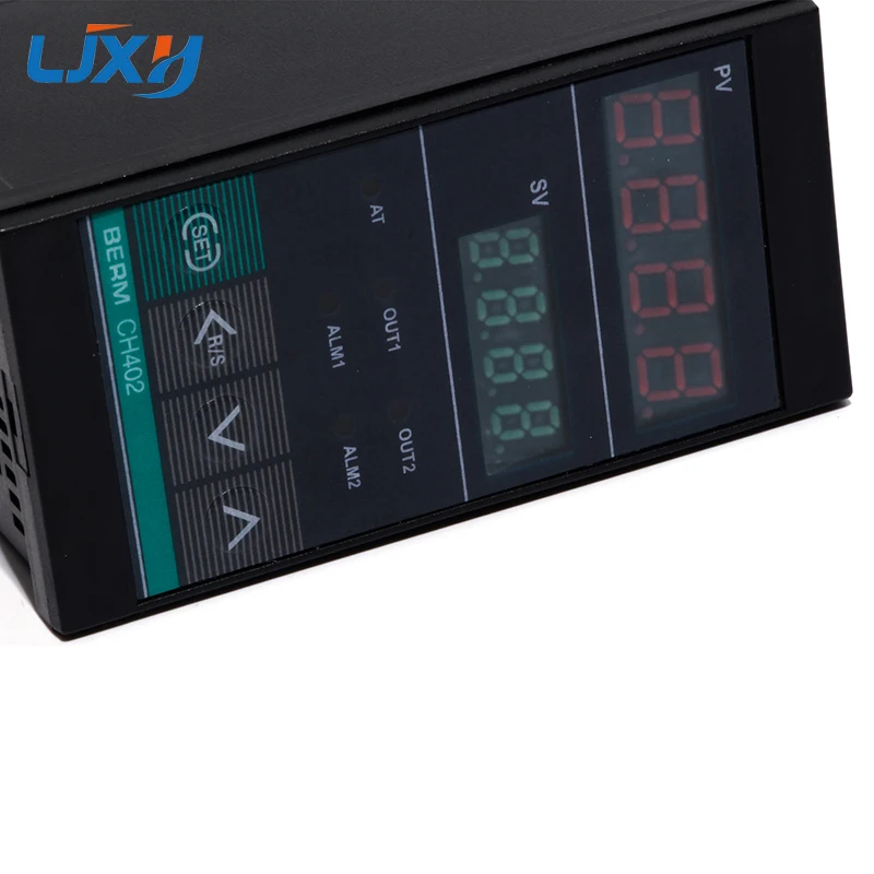 CH402 AC48-240V питания высокая точность смарт PID контроллер температуры Термостат реле и SSR двойной релейный выход