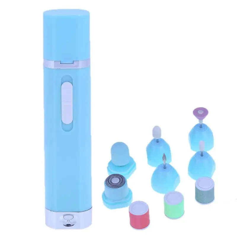 

Portable 9 in 1 Multifunctional Electric Nail Polisher Grinding Machine Tool Ladies DIY Design Nail Bits Manicure Nail Tool