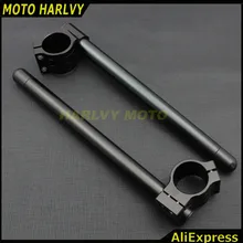 Руль для гоночного мотоцикла, настраиваемый, CNC 31/32/33/35/37/39/41/51 мм, на зажиме, вилка, руль, ручной стержень, для кафе, для гоночного мотоцикла