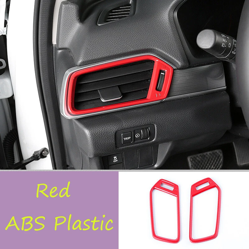 

ABS Plastic For Honda Accord 10th 2018 2019 Car left and right air outlet Cover Trim accessories car styling 2pcs
